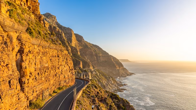 Chapman's Peak Drive, cerca de Ciudad del Cabo